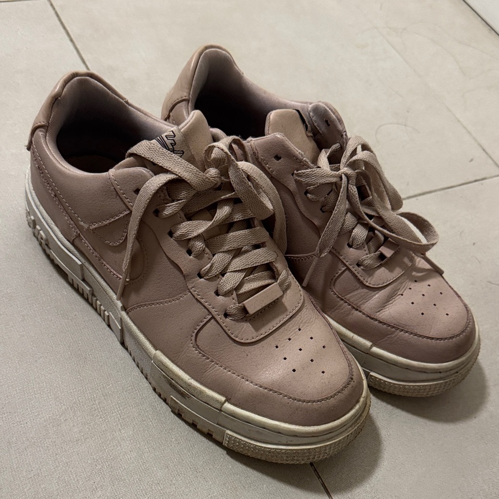 Nike Pink Leather Shoes